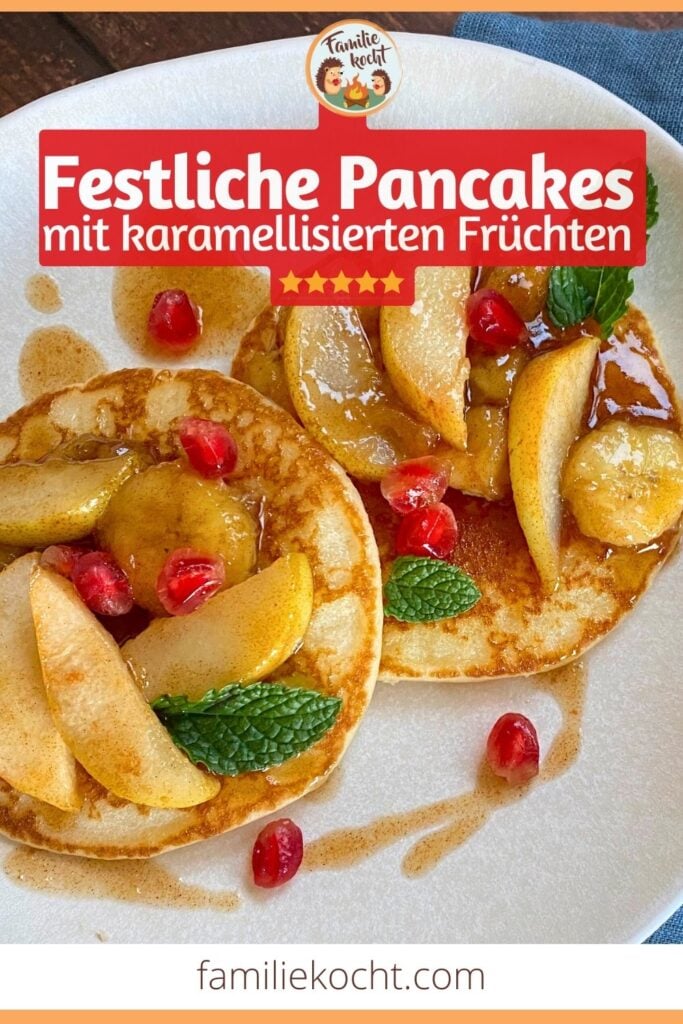 Festliche Pancakes Pin